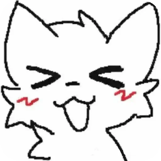 Эмодзи Я котёнок :3