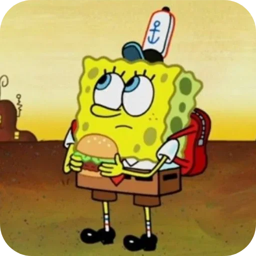 Эмодзи Губка Боб