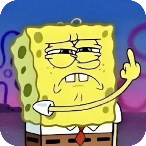 Эмодзи Губка Боб