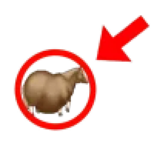 Эмодзи Лошадь из TikTok