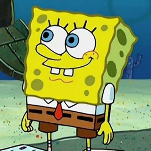 Эмодзи Sponge Bob