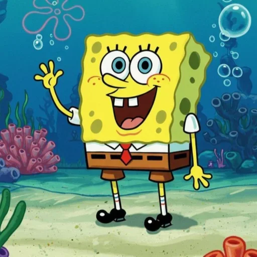 Эмодзи Sponge Bob
